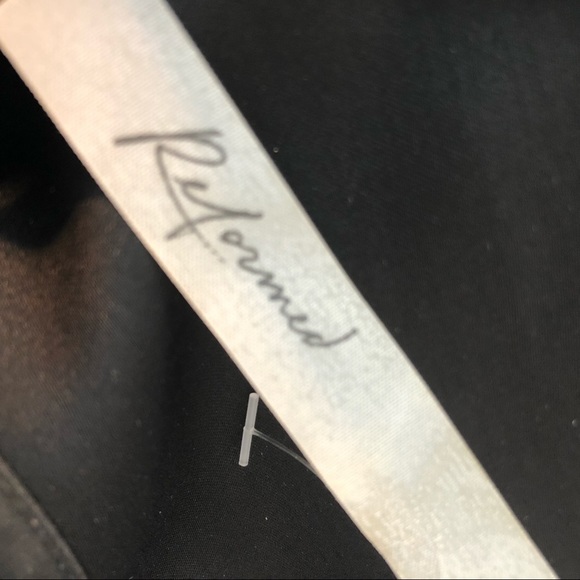 Reformed black sleeveless tassel Top size Small - Picture 7 of 7